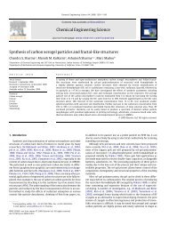 Synthesis of carbon xerogel particles and fractal - Marc Madou