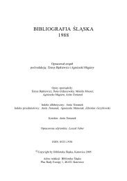 Bibliografia RZYMSKA 1988 - Biblioteka ÅšlÄ…ska