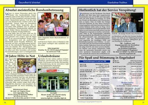 Magazin Engelsdorf 2011 - Stadtmagazin BS GmbH