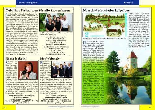 Magazin Engelsdorf 2011 - Stadtmagazin BS GmbH
