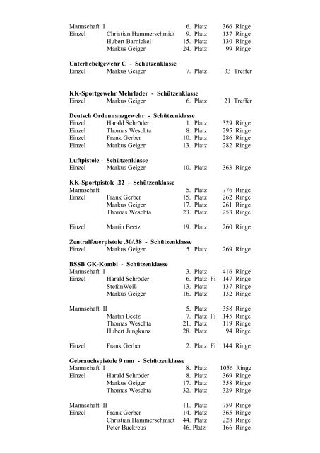 Teilnahme an Gaumeisterschaften