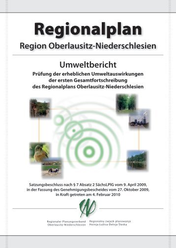 Umweltbericht zur Ersten Gesamtfortschreibung des Regionalplans ...