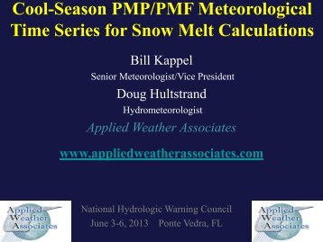 Time Series for Snow Melt Calculations
