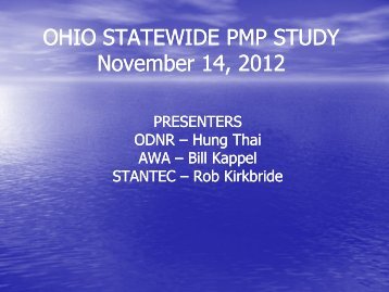 OHIO STATEWIDE PMP STUDY November 14 2012