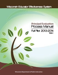 Principal Evaluation Process Manual - Educator Effectiveness