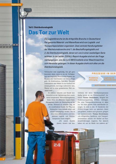 ZUFALL Report Nr. 54, September 2007 - Friedrich Zufall GmbH ...