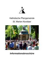 Informationsbroschüre St. Marien