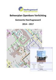 Beheerplan Openbare Verlichting