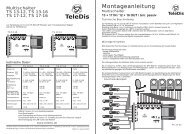 Montageanleitung Multischalter TS 17-12 TS 17-16 - TeleDis