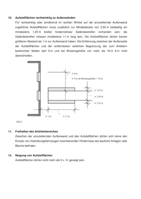 Richtlinien über Flächen für die Feuerwehr - Freiwillige Feuerwehr ...