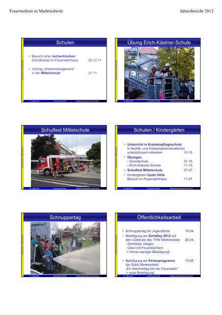 Bericht - Freiwillige Feuerwehr Marktredwitz