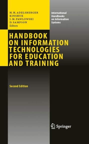 Handbook on Information Technologies for Education and Training ...
