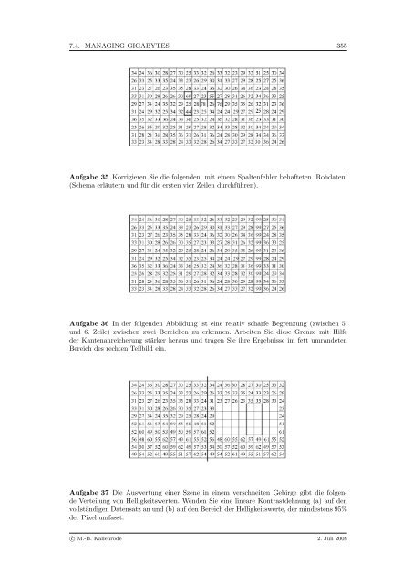 Erdfernerkundung - Numerische Physik: Modellierung