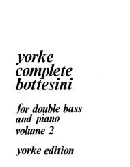Bottesini - Yorke Complete Vol. 2 - Double Bass