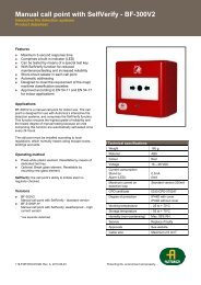Manual call point with SelfVerify - BF-300V2
