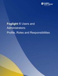 Foglight - Quest Software