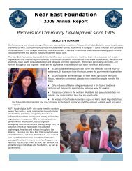 Near East Foundation 2008 Annual Report