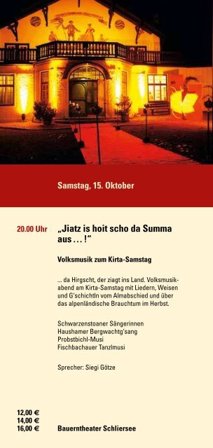 Kultur-Herbst