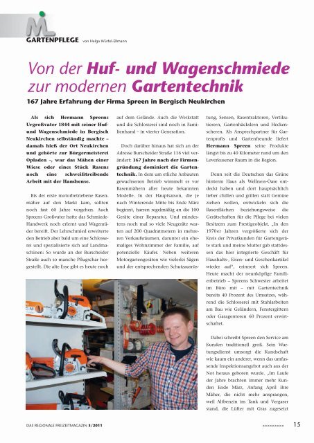 DAS INTERVIEW von Wolfgang Pott - Bayer Gastronomie GmbH