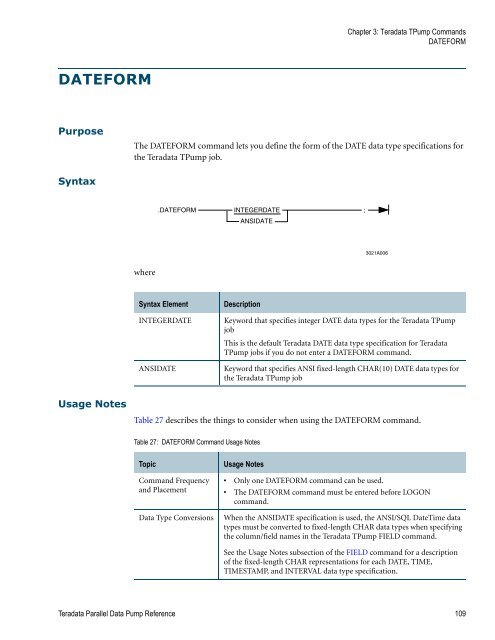 Teradata Parallel Data Pump