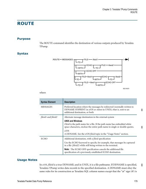 Teradata Parallel Data Pump