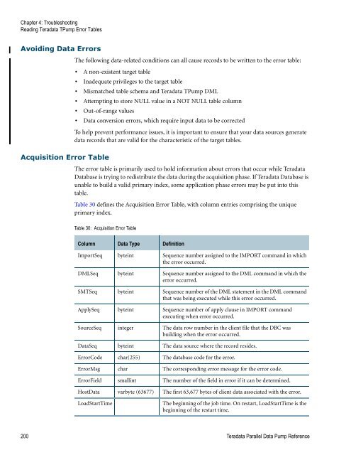 Teradata Parallel Data Pump