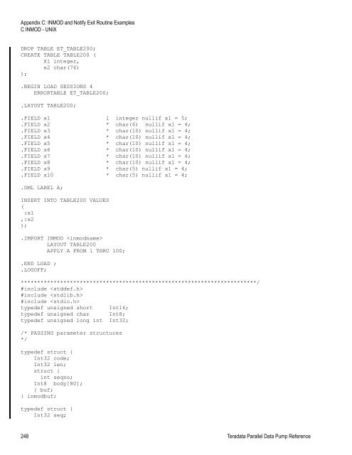 Teradata Parallel Data Pump