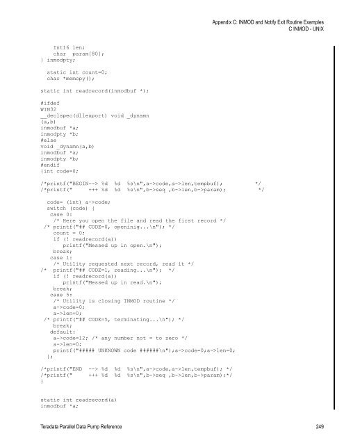 Teradata Parallel Data Pump