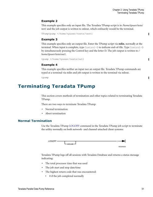 Teradata Parallel Data Pump