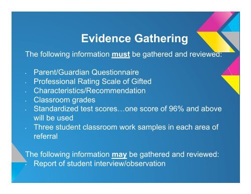 Understanding the Gifted Identification Process