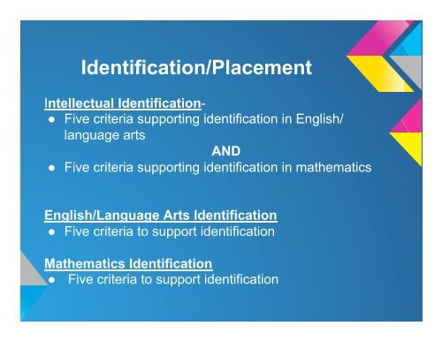 Understanding the Gifted Identification Process