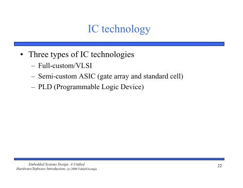 Hardware/Software Introduction Chapter 1 Introduction