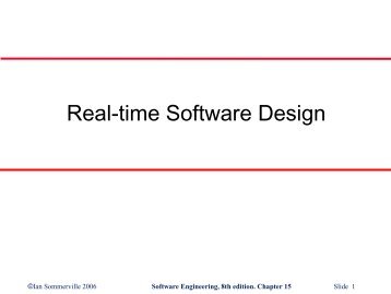 Real-time Software Design