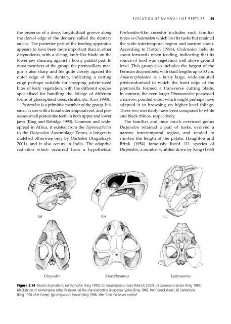 The Origin and Evolution of Mammals - Moodle