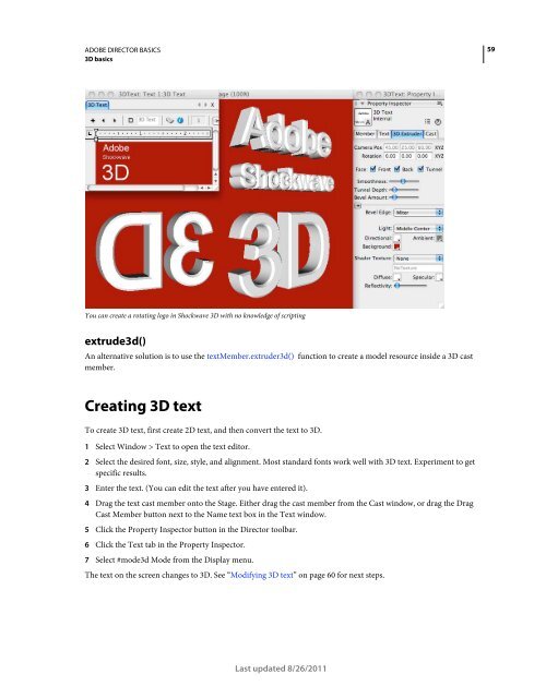 Adobe Director Basics