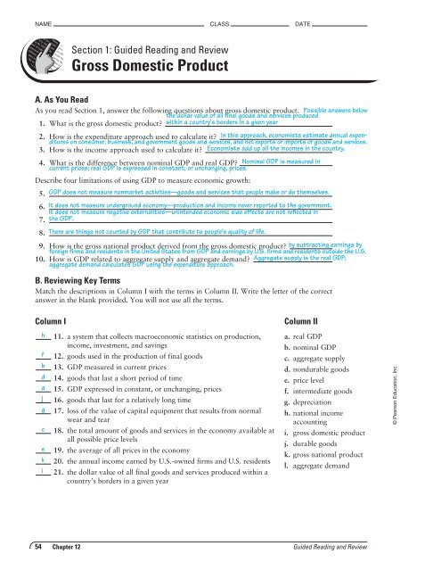 chapter 12 investing in stocks study guide answers