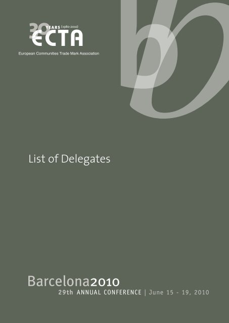 List of Delegates