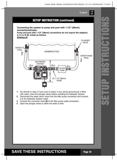 save these instructions - Steinbach