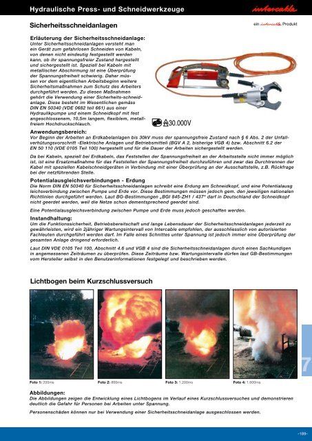 Hydraulische Press- und Schneidwerkzeuge