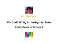 “WHO AM I?” by Sri Sathya Sai Baba