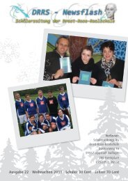 Ausgabe 22 - Weihnachen 2011 - Schüler 30 Cent - Lehrer 70 Cent