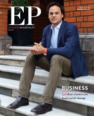 EP Business in Hospitality Issue 54 - July 2015