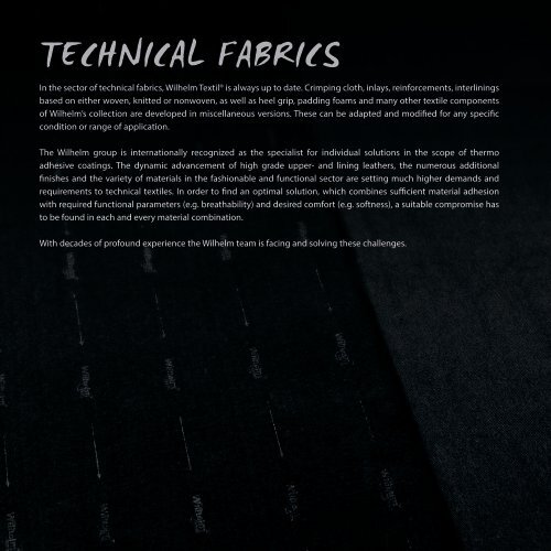 Wilhelm Textil® Imagebroschüre / Imagebrochure