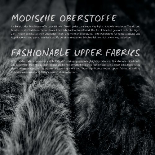 Wilhelm Textil® Imagebroschüre / Imagebrochure
