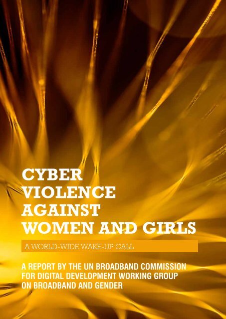 CYBER VIOLENCE AGAINST WOMEN AND GIRLS