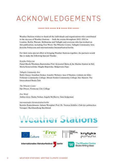 WEATHER STATIONS