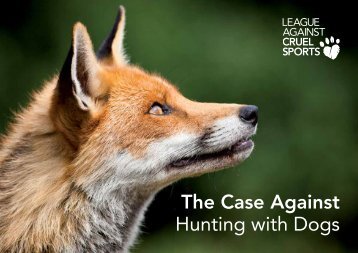 the case against hunting with dogs