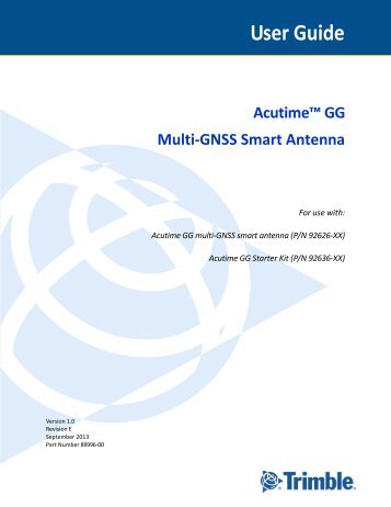 Acutime GG Multi-GNSS Smart Antenna