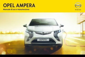 Opel Ampera MY 12.5 - Ampera MY 12.5 manuale