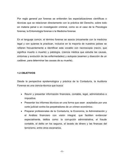 la auditoria forense como un nuevo proceso de fiscalizaciÃ³n, control ...